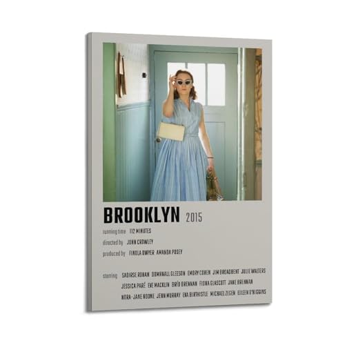 YWRRWQBER Brooklyn Poster, ästhetische Wandkunst, Leinwand-Dekor, Vintage-Poster, dekoratives Gemälde für Wohnzimmer, Schlafzimmer, 40 x 60 cm, Rahmenstil YWRRWQBER Brooklyn Poster, ästhetische Wandkunst, Leinwand-Dekor, Vintage-Poster, dekoratives Gemälde für Wohnzimmer, Schlafzimmer, 40 x 60 cm, Rahmenstil von YWRRWQBER
