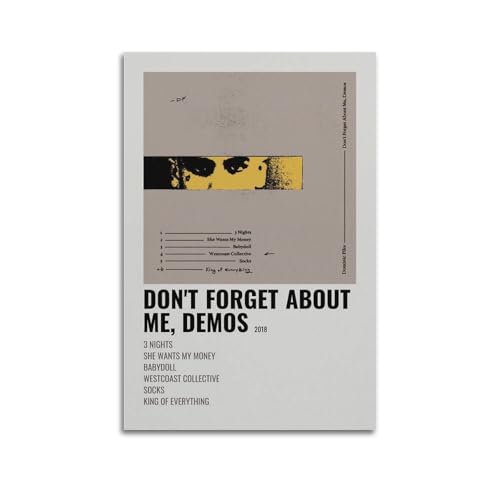 YWRRWQBER Dominic Fike – Demos-Poster, ästhetische Wandkunst, Leinwand-Dekor, Vintage-Poster, dekoratives Gemälde für Wohnzimmer, Schlafzimmer, 60 x 90 cm, ungerahmter Stil YWRRWQBER Dominic Fike – Demos-Poster, ästhetische Wandkunst, Leinwand-Dekor, Vintage-Poster, dekoratives Gemälde für Wohnzimmer, Schlafzimmer, 60 x 90 cm, ungerahmter Stil von YWRRWQBER