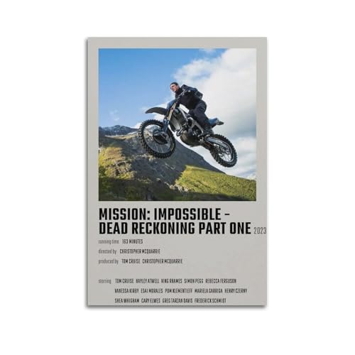 YWRRWQBER Poster Mission Impossible – Dead Reckoning Part One, ästhetische Wandkunst, Leinwand-Dekor, Vintage-Poster, dekoratives Gemälde für Wohnzimmer, Schlafzimmer, 30 x 45 cm, ungerahmter Stil YWRRWQBER Poster Mission Impossible – Dead Reckoning Part One, ästhetische Wandkunst, Leinwand-Dekor, Vintage-Poster, dekoratives Gemälde für Wohnzimmer, Schlafzimmer, 30 x 45 cm, ungerahmter Stil von YWRRWQBER