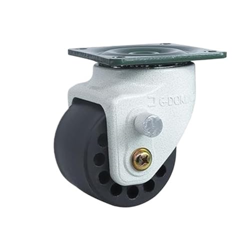 1 Packung Silent Caster 3 Zoll Fuma Rad Hochpräzises AGV Universal Robot Heavy Duty Polyurethan(Brake) von YWRWUPMGK