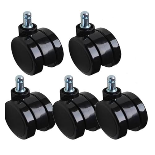 2,5 zoll Computer Stuhl Rollen Swivel Rad Büro Zubehör Swivel Pulley Roller(Circlip) von YWRWUPMGK
