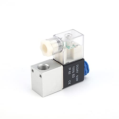2V025-06/08 DC12V DC24V Ac220v AC110V AC24V Luft Zwei-Positionen Zwei-Wege Elektromagnetische Ventile Pneumatische Magnetventil(2v025-06 Ac110v,Only valve) von YWRWUPMGK
