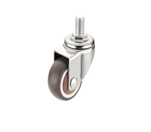 5er-Pack Silent Bürostuhl Computer Universal Pulley Universal Radnabe Gummi Caster(1.5-inch-thread Styl) von YWRWUPMGK