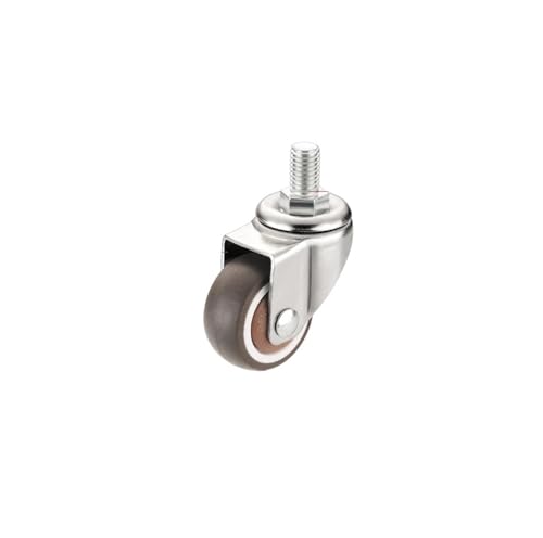 Stille Bürostuhl Computer Schwenkscheibe Schwenkradnabe Gummi-Lenkrolle(1.5-inch-thread Styl) von YWRWUPMGK
