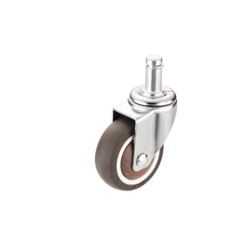 Stille Bürostuhl Computer Schwenkscheibe Schwenkradnabe Gummi-Lenkrolle(2-Inch-Circlip style) von YWRWUPMGK