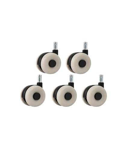 Stuhl Rad Zubehör Computer Pulley Hub Caster Universal Gummi(Beige) von YWRWUPMGK