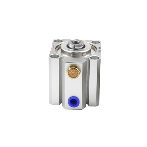 YWRWUPMGK 20 25 32 40 50 63 kompakter einfachwirkender pneumatischer Luftzylinder 5/10/20/30/40/50/60/70/80/90/100 mm Hub(Stroke 25mm,SSA80 (Bore 80mm)) von YWRWUPMGK