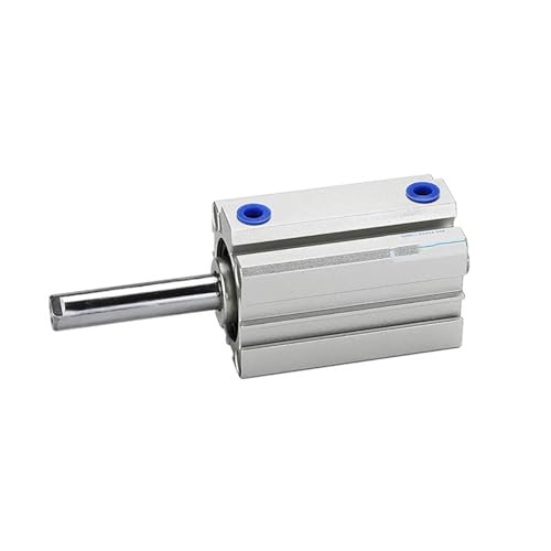 YWRWUPMGK SDAD20 SDAD25 SDAD32 SDAD40 SDAD50 Kompakter Kleiner pneumatischer Zylinder, doppeltwirkend, 5/10/20/40/50/60/70/80/90/100 mm Hub, dünne Zylinder(Stroke 35mm,SDAD25 (Bore 25mm)) von YWRWUPMGK