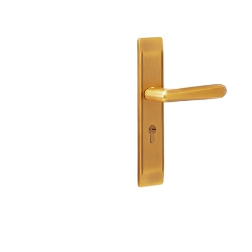 YWRWUPMGK Schlafzimmer Türschloss Einfache Innen Magnetische Stille Mechanische Bronze Zink-Legierung Griff Schloss Hause Zimmer Holz Türschloss(A to 5845 Magnetic Lock Body) von YWRWUPMGK