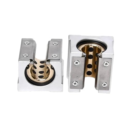 Zylindrische Aluminium-Tablett-Führungsschiene, Graphit-Kupferhülse, offener Linearschieber SBR12 16 20 25 30 35 40UU/LUU(LUU) von YWRWUPMGK