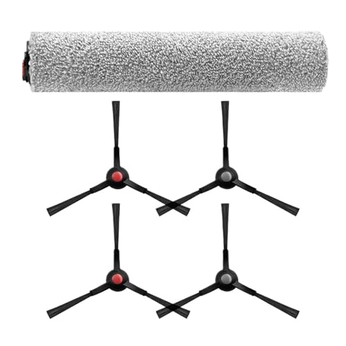 YWXCBNCI 1set Hauptbürsten-Seitenbürsten-Kit Kompatibel mit E25 / E28 Roboter-Staubsauger-Ersatzteilen Hauptrollenbürsten-Seitenbürsten(A) von YWXCBNCI