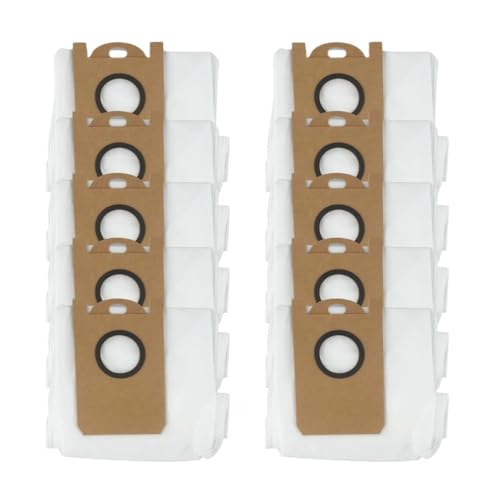 YWXCBNCI 4/10 Stück Staubbeutel kompatibel mit MEDION X20 SW/MD 11415 Roboterstaubsauger Ersatzteile Zubehör Haushaltsreiniger Staubbeutel Teile(10 PACK) von YWXCBNCI
