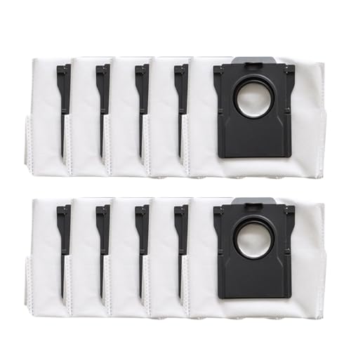 YWXCBNCI 4/10er-Pack Staubbeutel, kompatibel mit Mova Z5, Z5 Pro, Z50 Ultra. Mit fortschrittlicher Filterung und bequemer automatischer Entleerung.(10 PACK) von YWXCBNCI