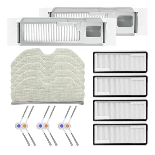 YWXCBNCI Filter Mopp Tuch Staubbeutel Seitenbürste Kompatibel mit Narwal/Freo X Ultra & / Freo X Plus/K1 Reinigungswerkzeuge Staubsaugerzubehör von YWXCBNCI