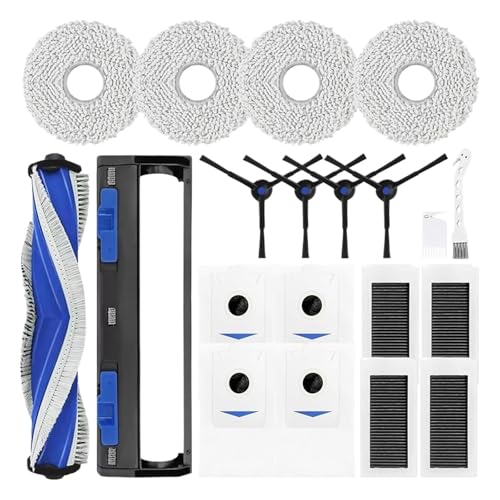 YWXCBNCI Kompatibel mit DEBOT X5 PRO Roboter-Staubsauger, Hauptseitenbürste, Hepa-Filter, Wischtuch, Ersatzteile von YWXCBNCI