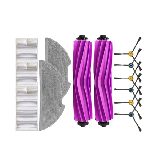 YWXCBNCI Kompatibel mit Eureka E20 Plus Hauptbürste Wischtuch Seitenbürste Filter Staubsauger Ersatz Home von YWXCBNCI