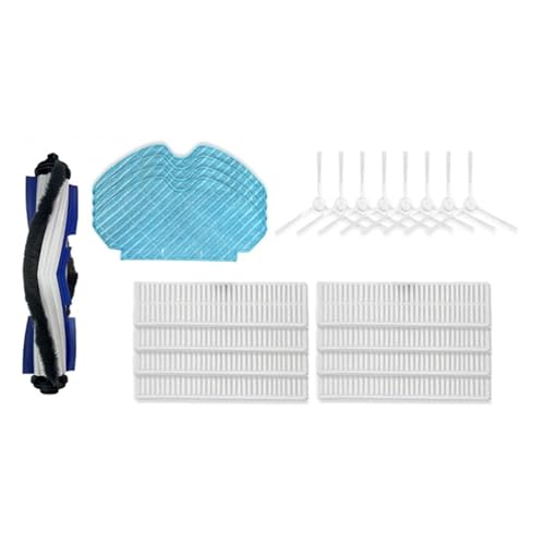 YWXCBNCI Kompatibel mit Explorer Serie 60 / RG7447 / RG7455 / Rg7447wh / RG7455WH Roboter-Staubsauger, Hauptseitenbürste, Hepa-Filter, Wischtücher, Teile von YWXCBNCI