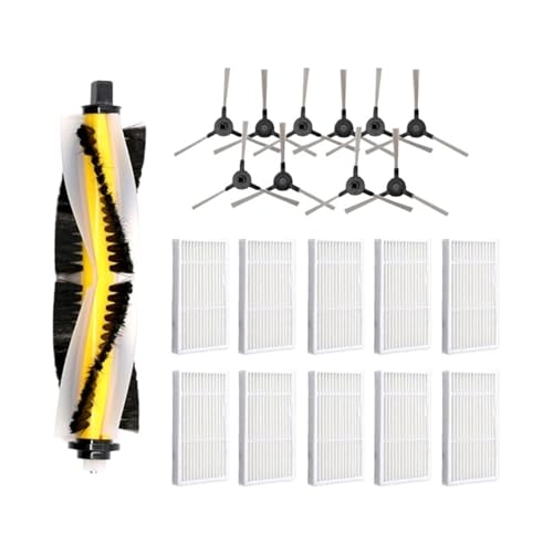 YWXCBNCI Kompatibel mit Linnberg Aqua/ICLEBO G5 Roboter-Staubsauger, Hauptseitenbürste, Hepa-Filter, Wischtuch, Zubehörteile von YWXCBNCI