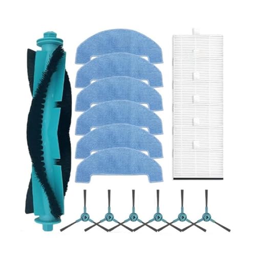 YWXCBNCI Kompatibel mit Lubluelu L15 Staubsauger-Ersatzteilset, Hauptbürste, Seitenbürsten, Filter, Roboter-Staubsauger-Zubehör von YWXCBNCI