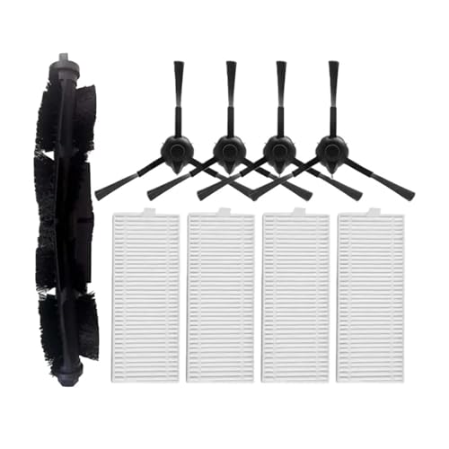YWXCBNCI Kompatibel mit TCL SWEEVA 6000 6500 Robotic Staubsaugerrolle, Hauptseitenbürste, Hepa-Filter, Ersatzteile, Zubehör, Ersatz von YWXCBNCI