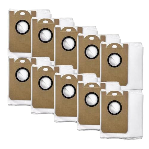 YWXCBNCI Kompatibel mit Teendow D10S D10S MAX Staubsaugerbeutel, Ersatz, 3 l Fassungsvermögen, kompatibel mit effizienter Filterung und robuster Konstruktion(10 PACK) von YWXCBNCI