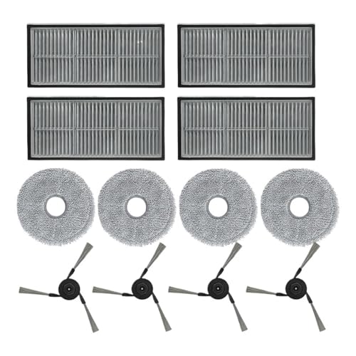 YWXCBNCI Kompatibel mit X40/X40 Pro/X40 Ultra Roboter-Staubsauger, Seitenbürsten, Hepa-Filter, Mopp-Pads, Ersatz-Zubehör-Kits von YWXCBNCI