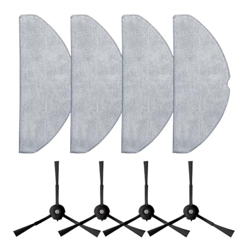 YWXCBNCI Reinigungsset Kompatibel mit Staubsauger-Reinigungszubehör Mopptücher-Set wie abgebildet Seitenbürsten-Mopp-Set Eckenreinigung(A) von YWXCBNCI