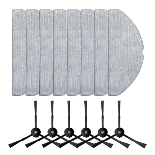 YWXCBNCI Reinigungsset Kompatibel mit Staubsauger-Reinigungszubehör Mopptücher-Set wie abgebildet Seitenbürsten-Mopp-Set Eckenreinigung(B) von YWXCBNCI