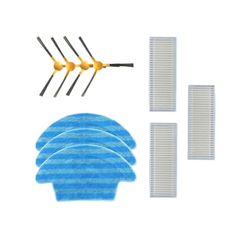 YWXCBNCI Staubsauger HEPA-Filter Seitenbürste Wischtuch Kompatibel mit Liectroux 11S Robotic Staubsauger Teile Zubehör von YWXCBNCI