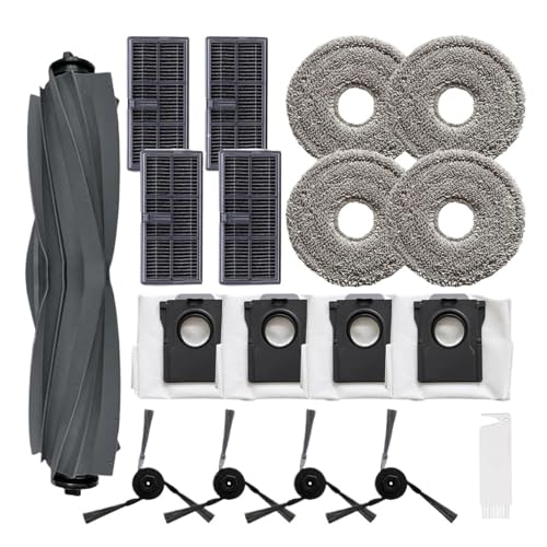 YWXCBNCI Staubsaugerteile Hauptwalzenbürste Wischpads Hepa-Filter Seitenbürsten Staubbeutel Kompatibel mit MOVA P50 Pro for Ultra-Staubsauger von YWXCBNCI