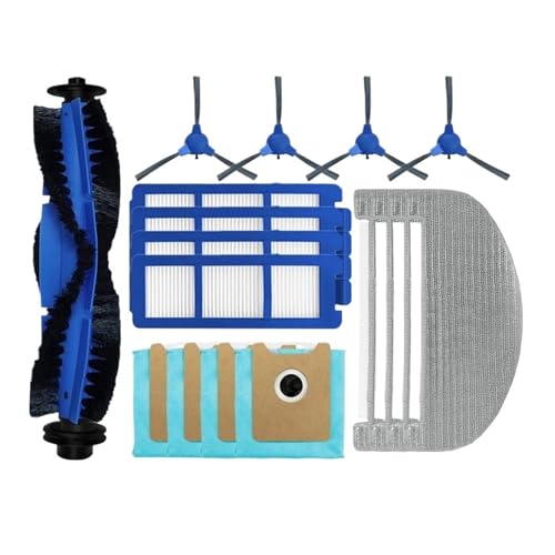 YWXCBNCI Zubehör Kompatibel Mit Clean G40 Hybrid/G40 Hybrid Plus Roboter Staubsauger Staubbeutel Hepa-Filter Roller Seitenbürste Wischtuch von YWXCBNCI