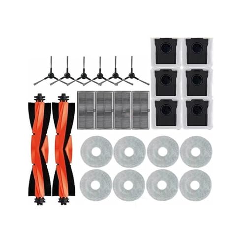 YWXCBNCI Zubehör Kompatibel Mit L10s Ultra Gen 2 / L30s Ultra Roboter Staubsauger Ersatzteile Hauptbürsten Mopp Tücher Filter Staub Taschen von YWXCBNCI