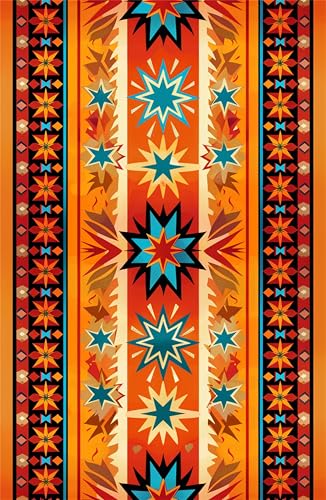 YWZDS Southwestern Navajo-Muster, Decke, geometrische Azteken-Decken und Überwürfe für Azteken-Dekor für Zuhause (152,4 x 127,7 cm) von YWZDS
