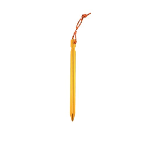 Heringe Zelt 10 Stück 18 cm Aluminiumlegierung Yard Canopy Heringe Gartenpfähle Bodennagel Heavy Duty Hängematte Campingzubehör(Gold) von YXADGML