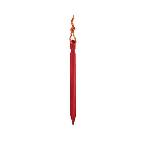 Heringe Zelt 10 Stück 18 cm Aluminiumlegierung Yard Canopy Heringe Gartenpfähle Bodennagel Heavy Duty Hängematte Campingzubehör(Red) von YXADGML