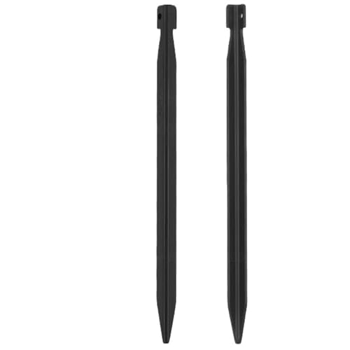 Heringe Zelt 8 stücke 20 cm Baldachin Zelt Heringe Aluminium Legierung Yard Garten Stakes Boden Nagel Outdoor Camping Zelt Zubehör(Black) von YXADGML