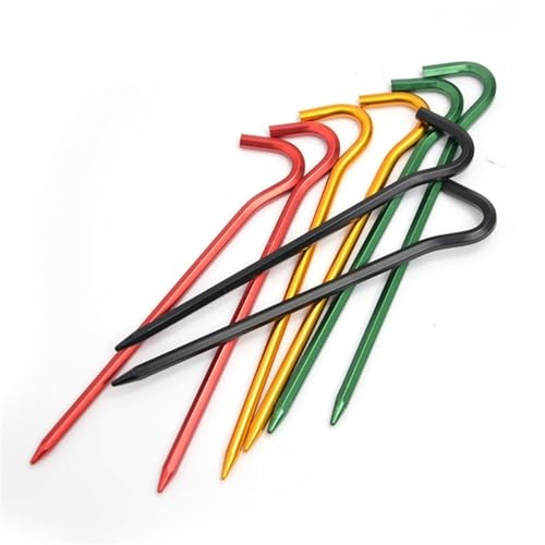 Heringe Zelt Camping-Zeltstapel, Überdachungszelt aus Aluminiumlegierung, Bodenüberdachung, Feste Spikes for den Garten, zur Unterstützung des Campingzelts von YXADGML