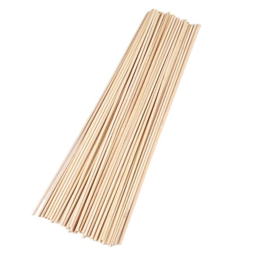 Holzstäbchen Zum Basteln 20-50 stücke 30cm Runde Holz Sticks DIY Handgemachte Handwerk Machen Gebäude Modell(3x300mm-50pcs) von YXADGML
