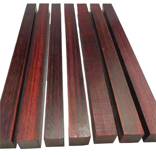 Holzstäbchen Zum Basteln Kleines Blatt Palisander Massivholz Musikinstrument Griff Stück Carving Material Handmade Diy(40x4x4cm) von YXADGML