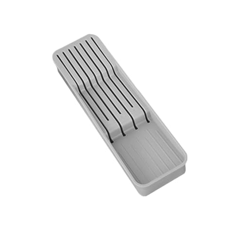 YXADGML Besteck Organizer Erweiterbares Utensilientablett for Küchenorganisatoren, for Schubladen, Schränke und Regale, Aufbewahrung for Löffel, Gabeln, Messer(Single Knife) von YXADGML