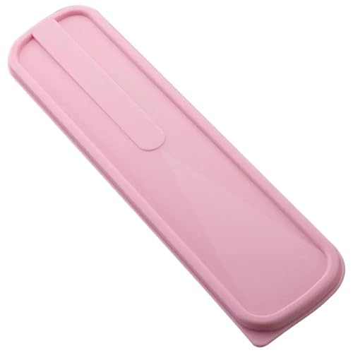 YXADGML Besteck Organizer Geschirrbox Tragbarer Besteckkasten mit Klappdeckel Löffel Gabel Essstäbchen Box Küche Studenten Haushaltsutensilien Geschirr(Pink) von YXADGML