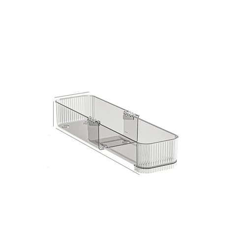 YXADGML Besteck Organizer Küchenschubladen-Organizer mit stapelbarem Design, Besteckkasten, verstellbare Trennwände zur Aufbewahrung von Utensilien(L) von YXADGML