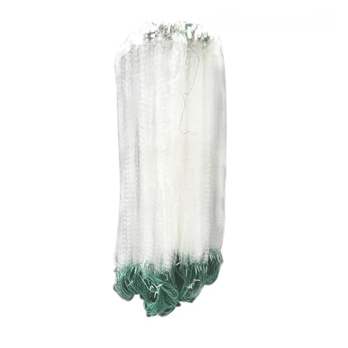 YXADGML Kescher Aquarium 1Pc Im Freien Haltbar Hand Casting Netzwerk Fischernetz Einzigen Mesh Monofilament Gill Net Angeln Casting Net Float Falle(1finger 30mx1.2m) von YXADGML