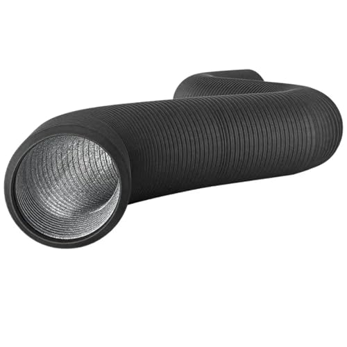 YXADGML Lüftungsschlauch Flexibler Aluminium-Luftkanal for Trockner-Entlüftungsschlauch, robuster 3-lagiger Trockner-Entlüftungsschlauch, PVC-Rohr(150mm x 3.0 m) von YXADGML