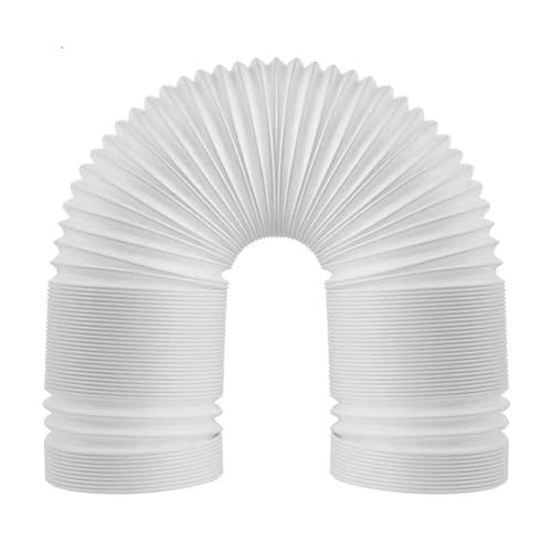 YXADGML Lüftungsschlauch Ventilatorrohr Universal Flexibles Rohr Luftbelüftungsrohr Schlauch Klimaanlage Abluftkanal Luftsystem Entlüftung(130mm x 2M) von YXADGML