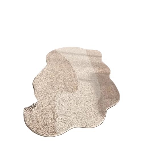 YXADGML Webteppich Unregelmäßiger Wohnzimmerteppich, Schlafzimmer-Nachttischteppich, Plüsch-Couchtischteppich, weiche und Bequeme Teppiche(50x80cm,Style3) von YXADGML