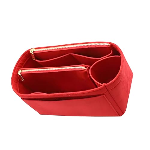 YXBQueen Handtaschen Organizer für Frauen, Filz Taschenorganizer Bag in Bag Innentasche Organizer Einsatz Taschen Organisator mit Reißverschluss-Tasche YXBQueen Handtaschen Organizer für Frauen, Filz Taschenorganizer Bag in Bag Innentasche Organizer Einsatz Taschen Organisator mit Reißverschluss-Tasche von YXBQueen