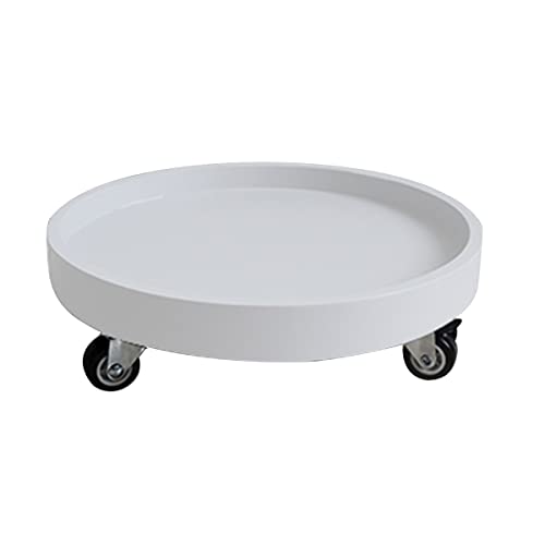 YXCKG Pflanzen-Caddy 30cm 40cm 50cm 60cm Pflanzenroller Topfpflanzenständer Aus Kunststoff Mit Rollen Runder Blumentopfständer Auf Rollenwagen Verwendung Für Indoor Outdoor von YXCKG