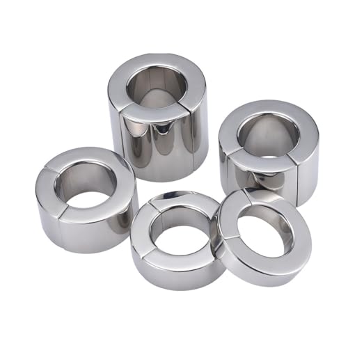 YXFHHY Schwer Hodenring Edelstahl Magnet Ballstretcher Hodenstrecker Hodengewicht Heavy Duty 5 Größen Erotik Bondage Hoden Folter Sex Spielzeuge Für Männe Edelstahl Ballstretcher Magnetisch YXFHHY Schwer Hodenring Edelstahl Magnet Ballstretcher Hodenstrecker Hodengewicht Heavy Duty 5 Größen Erotik Bondage Hoden Folter Sex Spielzeuge Für Männe Edelstahl Ballstretcher Magnetisch von YXFHHY