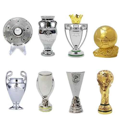 YXFHYMM Mini Fußball Meisterschafts Trophäen Set Metall Modell Simulation Fußballliga Trophäe Modelle Fan Sammlung Sport Erinnerungsstücke Schreibtisch Ornamente Kreative Geschenke,B,8pc YXFHYMM Mini Fußball Meisterschafts Trophäen Set Metall Modell Simulation Fußballliga Trophäe Modelle Fan Sammlung Sport Erinnerungsstücke Schreibtisch Ornamente Kreative Geschenke,B,8pc von YXFHYMM